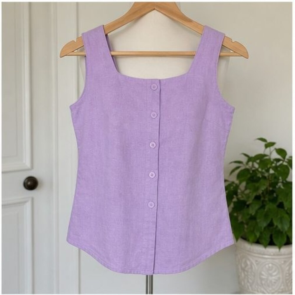 Lilac Ruffle Blouse